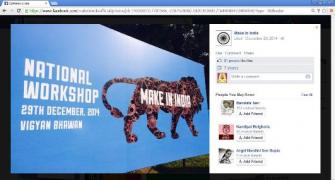'Make in India' Facebook page adds 1 member every 3 seconds