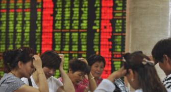 China stocks sink as panic selling intensifies