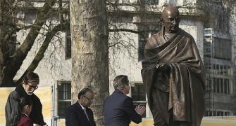 Infosys donates Rs 2.3 crore for Gandhi statue in London