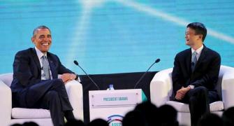 Shunning protocol, Obama interviews billionaire Jack Ma