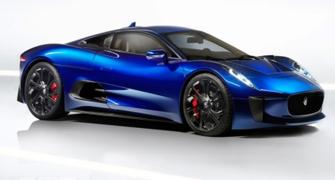 Don't miss! Wild and wacky Jaguar C-X75 from James Bond's latest flick