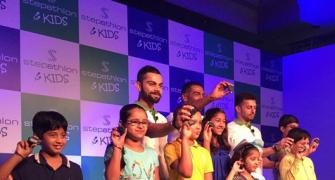Virat Kohli launches a new venture, Stepathlon Kids