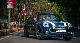 With the roof down, MINI Cooper S Convertible looks BEAUTIFUL