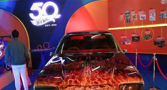 Hot Wheels stall at Auto Expo makes kids out of adults