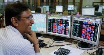 Stock markets rebound; Sensex closes up 111 points