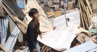 Slumdog kid's home is broken down