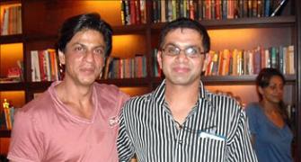 Spotted: Shah Rukh Khan at home