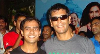 Spotted: Milind Soman in Bangalore