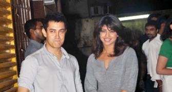 Priyanka Chopra checks out Aamir's offering