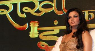 On the couch with Rakhi Sawant