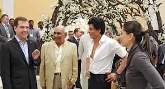 When the Russian president met Shah Rukh Khan