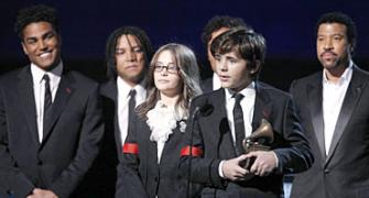 Grammy tribute: Michael Jackson's kids say thanks