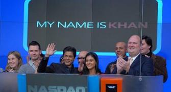 First Look: SRK, Kajol ring opening bell at NASDAQ