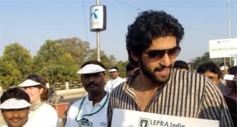 Telugu actor Rana walks for leprosy