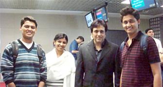Spotted! Govinda at Mumbai airport