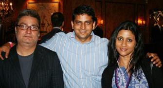 Spotted: Konkona, Ranvir Shorey & Vinay Pathak