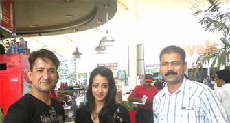 Spotted: Raima Sen at Mumbai airport