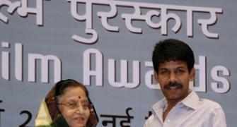 V K Murthy, Priyanka receive National Awards