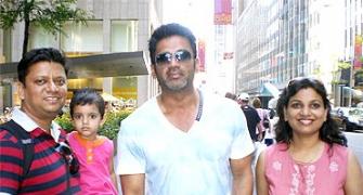 Spotted: Suniel Shetty in New York