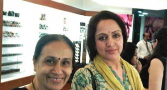 Spotted: Hema Malini at a Mumbai mall