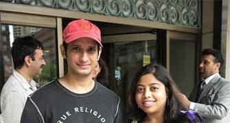 Spotted: Sharman Joshi in Toronto