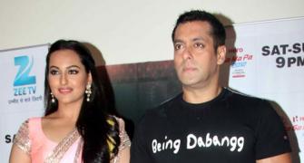 PIX: Salman Khan, Sonakshi Sinha promote Dabangg 2