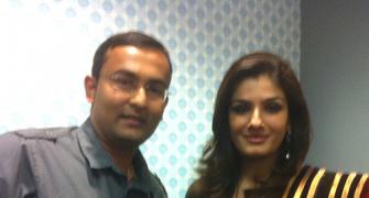 Spotted: Raveena Tandon in Chicago