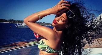 PIX: Bikini-clad Rihanna holidays with friends