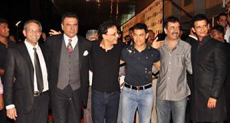 PIX: Aamir, Sharman at Ferrari Ki Sawaari premiere