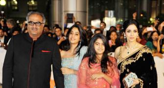 PIX: Sridevi, family attend English Vinglish premiere