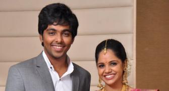 PIX: Rahman's nephew GV Prakash Kumar gets engaged