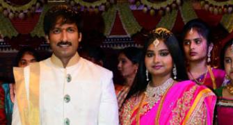 PIX: Telugu actor Gopichand's wedding reception