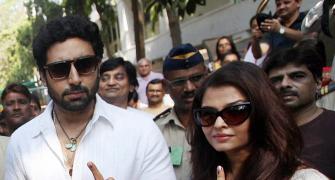 PIX: Bachchans, Ranbir, Shah Rukh, Aamir vote