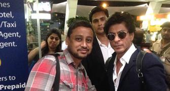 Spotted: Shah Rukh Khan at Mumbai airport