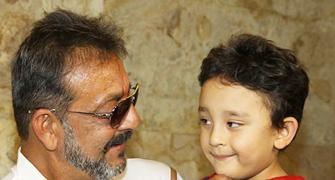 PIX: Sanjay Dutt watches PK with his family