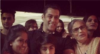 PIX: Salman Khan celebrates birthday with family, friends