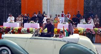 PIX: Ranbir, Preity, Sushmita at Mumbai's Republic Day parade