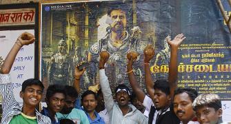 PIX: Rajinikanth fever grips Mumbai