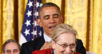 Meryl Streep, Stevie Wonder receive Presidential honour