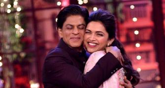 PIX: Shah Rukh, Deepika, Abhishek on a HUGGING SPREE