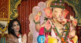 PIX: Poonam Pandey, Dolly Bindra, Divyanka celebrate Ganpati