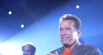 PIX: Rajinikanth and Arnold Schwarzenegger, in one frame!