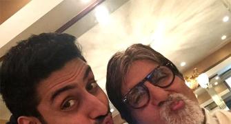 Amitabh Bachchan celebrates Friendship Day with son Abhishek