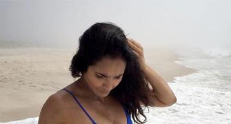 Padma Lakshmi sizzles in a bikini!