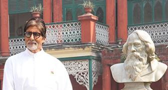 Bachchan sings national anthem at Tagore's birthplace