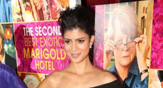 Tena Desae, Dev Patel, Richard Gere at Best Marigold Hotel premiere