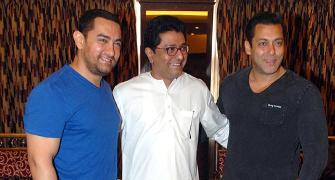 Aamir, Salman meet up with Raj Thackeray