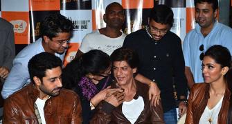 Spotted: Shah Rukh Khan at Happy New Year event