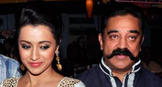 PIX: Kamal Haasan, Trisha at Cheekati Rajyam premiere