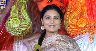 PIX: Rani Mukerji's family celebrates Durga Puja